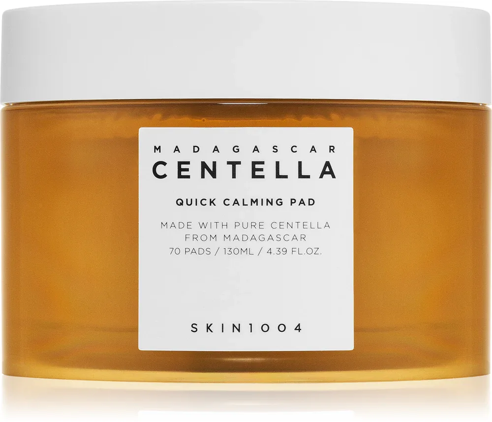 SKIN1004 Madagascar Centella Quick Calming Pad - Интенсивно омолаживающие патчи для глаз для смягчения и укрепления чувствительной кожи, 70 шт