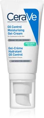 CeraVe Oil Control Moisturising Gel-Cream - Увлажняющий крем-гель для комбинированной кожи, 52 мл
