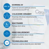 CeraVe Moisturizers - Увлажняющий крем для лица для нормальной и сухой кожи SPF 30, 52 мл — фото 4