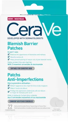 CeraVe Blemish Control Barrier Patches - Крем для проблемной кожи против акне, 22 шт