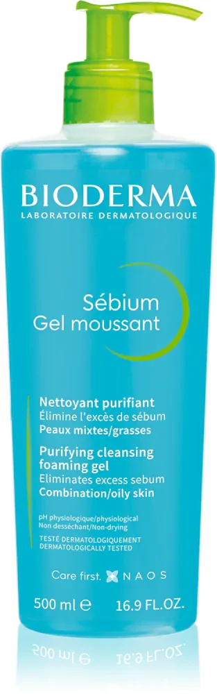 Bioderma Sebium Gel Moussant - Гель для очищения жирной и комбинированной кожи