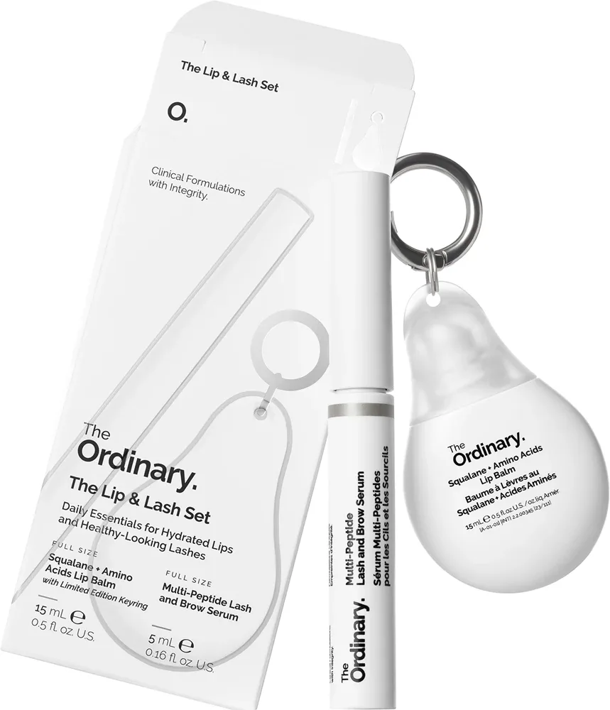The Ordinary The Lip & Lash Set - Набор подарочный для лица, 1 шт