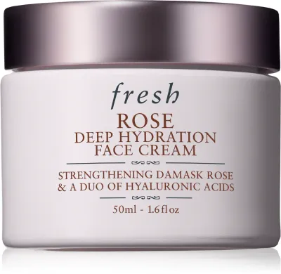 fresh Rose Deep Hydration Face Cream - Увлажняющий крем для лица с гиалуроновой кислотой