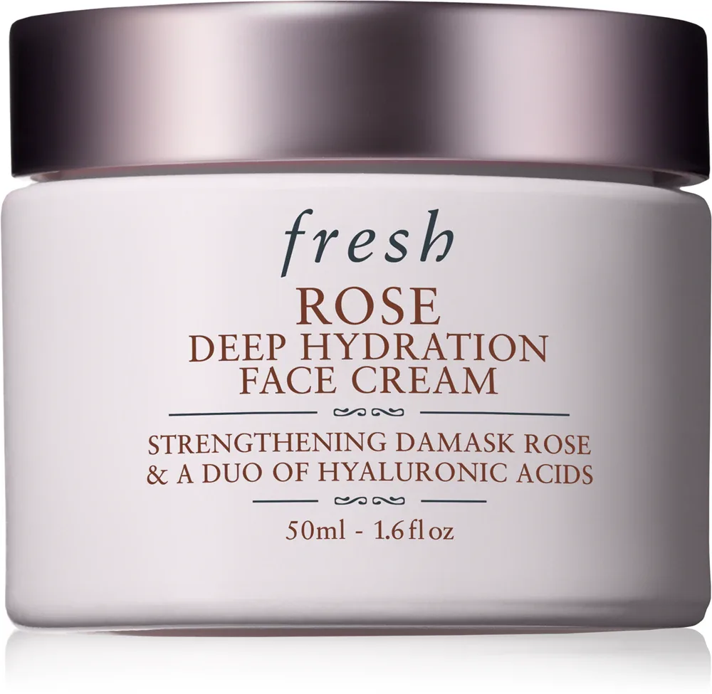 fresh Rose Deep Hydration Face Cream - Увлажняющий крем для лица с гиалуроновой кислотой