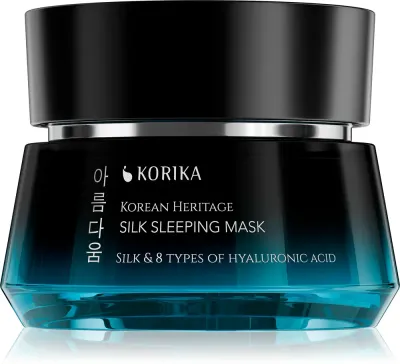 KORIKA Korean Heritage Silk & 8 Types of Hyaluronic Acid Silk Sleeping Mask - Маска для лица увлажняющая и питательная на ночь, 50 мл