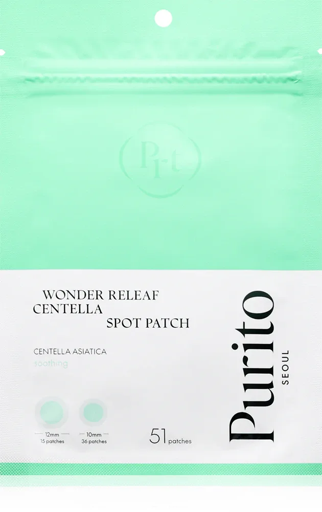 Purito Wonder Releaf Centella Spot Patch - Крем для проблемной кожи, 51 шт