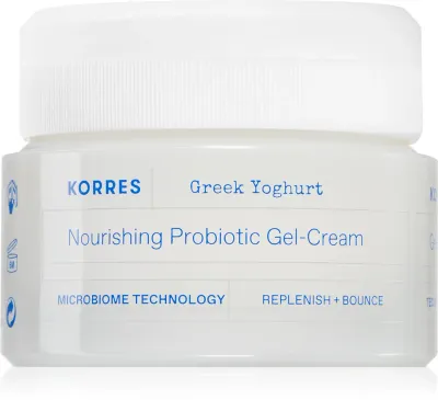 Korres Greek Yoghurt - Увлажняющий крем-гель с пробиотиками, 40 мл