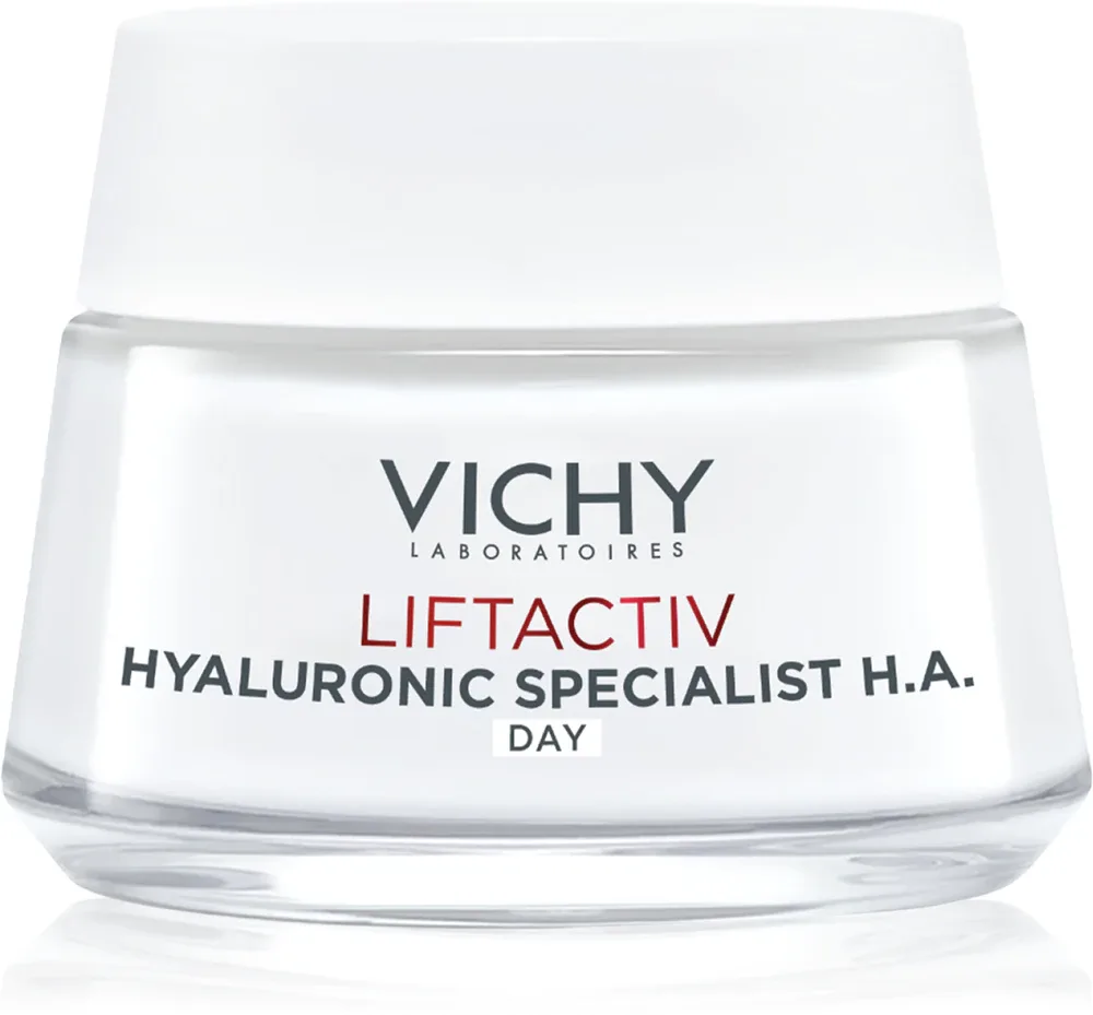 Vichy Liftactiv H.A. Anti-Wrinkle Firming Cream - Лифтинговый крем для лица на день для сухой и очень сухой кожи, 50 мл