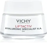 Vichy Liftactiv H.A. Anti-Wrinkle Firming Cream - Лифтинговый крем для лица на день для сухой и очень сухой кожи, 50 мл — фото 1