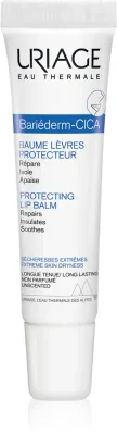 Uriage Bariederm Cica-Lips Protecting Balm - Защитный бальзам для губ, 15 мл