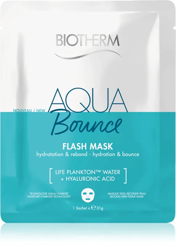 Biotherm Aqua Bounce Flash Mask - Маска в тканевом пакете, 35 г