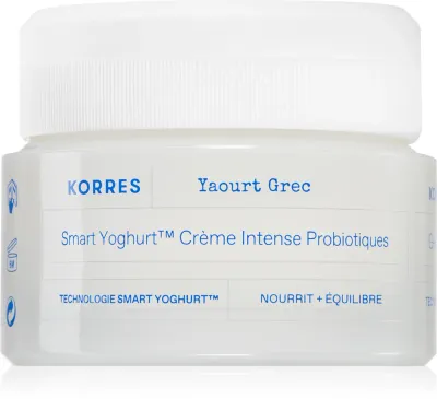 Korres Greek Yoghurt - Крем интенсивно увлажняющий с пробиотиками, 40 мл