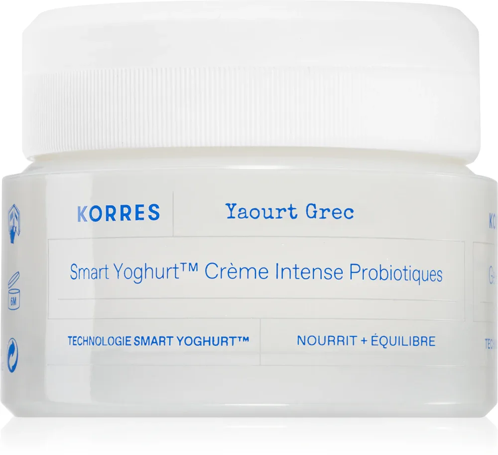 Korres Greek Yoghurt - Крем интенсивно увлажняющий с пробиотиками, 40 мл