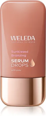 Weleda Serum Drops Sunkissed Bronzing - Увлажняющее сыворотка для лица с эффектом легкого загара, 30 мл