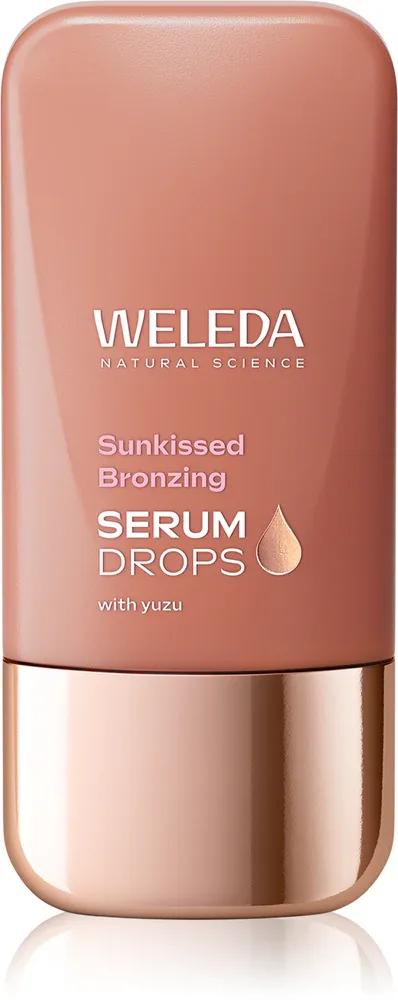 Weleda Serum Drops Sunkissed Bronzing - Увлажняющее сыворотка для лица с эффектом легкого загара, 30 мл