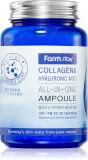 Farmstay Collagen & Hyaluronic Acid All-In-One Ampoule - Восстанавливающая сыворотка для лица, 250 мл — фото 1