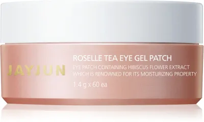 Jayjun Eye Gel Patch Roselle Tea - Гидрогелевая маска вокруг глаз против отеков и темных кругов, 60 г