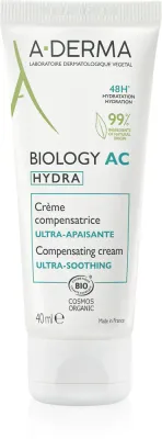 A-Derma Biology AC Hydra - Успокаивающий увлажняющий крем с эффектом на 48 часов, 40 мл