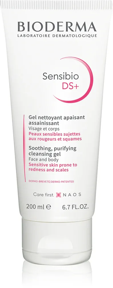 Bioderma Sensibio DS+ Gel Moussant - Гель для очищения чувствительной кожи, 200 мл