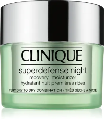 Clinique Superdefense Night Recovery Moisturizer - Увлажняющий ночной крем против первых признаков старения кожи, 50 мл
