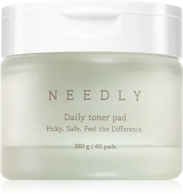 NEEDLY Daily Toner Pad - Очищающие пилинговые пластыри для лица для жирной и проблемной кожи, 60 шт
