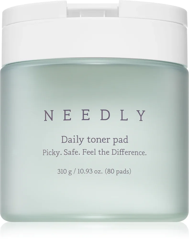 NEEDLY Daily Toner Pad - Очищающие пилинговые пластыри для лица для жирной и проблемной кожи, 60 шт