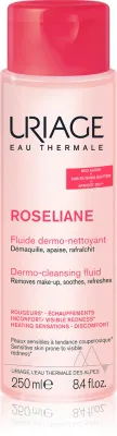 Uriage Roseliane Dermo-Cleansing Fluid - Очищающая жидкость для нежного очищения кожи, 250 мл