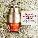 Clarins Double Serum Eye - Сыворотка против морщин для области вокруг глаз с питательным действием, 20 мл — фото 3
