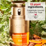 Clarins Double Serum Eye - Сыворотка против морщин для области вокруг глаз с питательным действием, 20 мл — фото 7