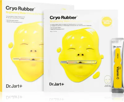 Dr. Jart+ Cryo Rubber Brightening Mask - Маска в тканевом покрытии с эффектом осветления, 40 г