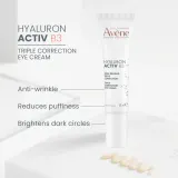 Avene Hyaluron Activ B3 Eye Cream - Крем для глаз с тройным действием, 15 мл — фото 5