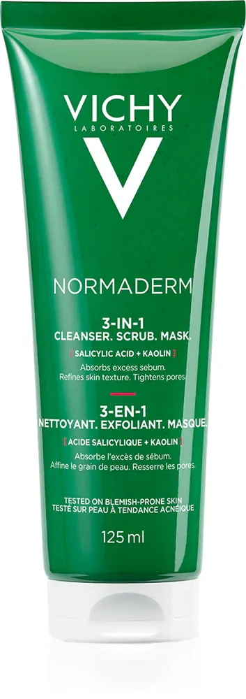 Vichy Normaderm - Очищающий уход для жирной и проблемной кожи, 125 мл