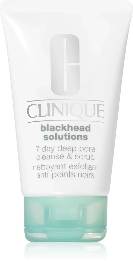 Скраб для лица Clinique Blackhead Solutions 7 Day Deep Pore Cleanse Scrub, против чёрных точек, с салициловой кислотой, 125 мл