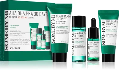Some By Mi AHA∙BHA∙PHA 30 Days Miracle AC SOS Kit - Подарочный набор против прыщей