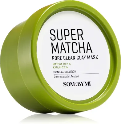 Some By Mi Super Matcha Pore Clean Clay Mask - Очищающая маска с глиной для сужения пор, 100 г
