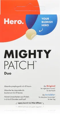 Hero. Mighty Patch Duo - Крем против прыщей, 12 шт