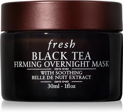 fresh Black Tea Overnight Mask - Антивозрастная маска для лица на ночь