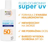 Garnier Ambre Solaire Super UV Hyaluronic Acid - Легкий увлажняющий защитный флюид SPF 50+, 40 мл — фото 6