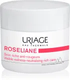 Uriage Roseliane Visible Redness-Neutralizing Rich Care - Крем, успокаивающий кожу от покраснений, 50 мл — фото 1
