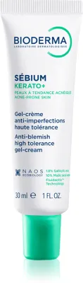 Bioderma Sebium Kerato+ - Гель-крем против несовершенств кожи с акне, 30 мл