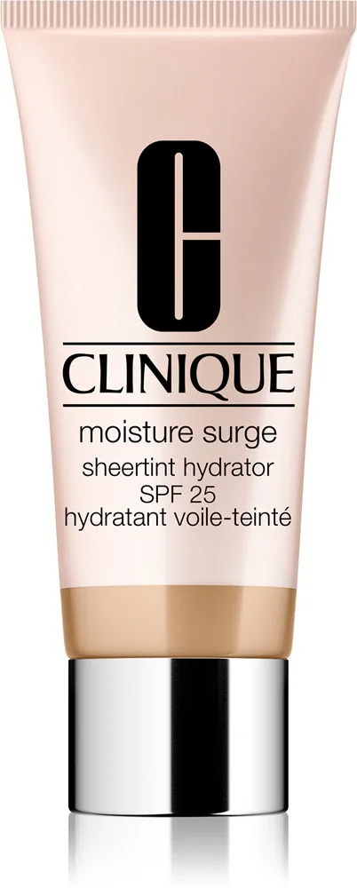 Крем тонирующий Clinique Moisture Surge Sheertint Hydrator SPF 25, увлажняющий, с солнцезащитным фильтром, 40 мл, оттенок Universal Very Light