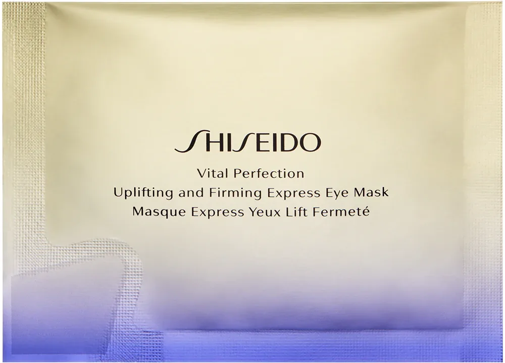 Shiseido Vital Perfection Uplifting & Firming Express Eye Mask - Маска для глаз с эффектом упругости и лифтинга для области вокруг глаз, 12 шт