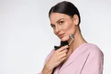 Массажёр для лица Notino Spa Collection роликовый, V-образный, металлический, 15 × 5 см Silver — фото 6