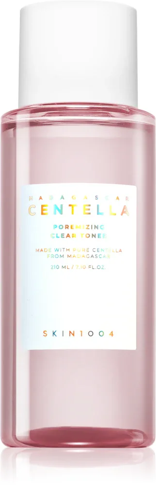 SKIN1004 Madagascar Centella Poremizing Clear Toner - Тоник для лица, который мягко отшелушивает для сглаживания кожи и уменьшения пор, 210 мл