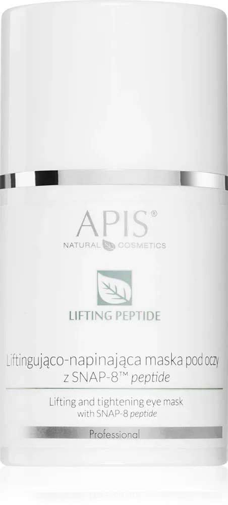 Apis Natural Cosmetics Lifting Peptide SNAP-8 - Сглаживающая маска для глаз с пептидами, 50 мл