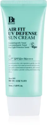 Benton Air Fit UV Defense - Смягчающий защитный эмульсия SPF 50+, 50 мл