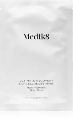 Medik8 Ultimate Recovery Bio-Cellulose Mask - Маска в тканевом покрытии с увлажняющим и успокаивающим действием, 6 шт