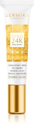 Dermika Luxury Gold - Крем омолаживающий для области вокруг глаз, 15 мл