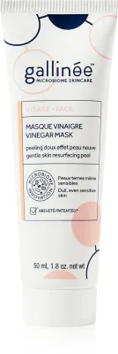 Gallinee SKIN CARE Vinegar Mask - Крем для лица с эффектом отшелушивания для осветления и смягчения кожи, 50 мл