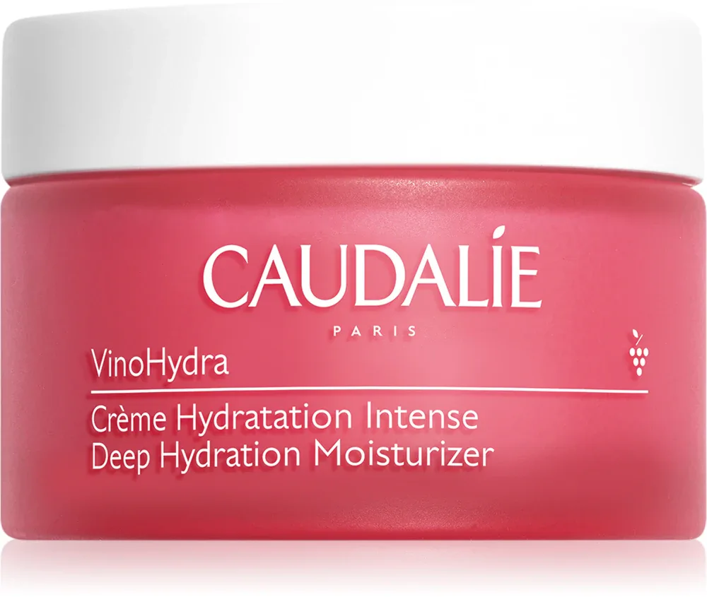 Caudalie VinoHydra Deep Hydration Moisturizer - Интенсивно увлажняющий крем для сухой кожи и чувствительной кожи, 50 мл